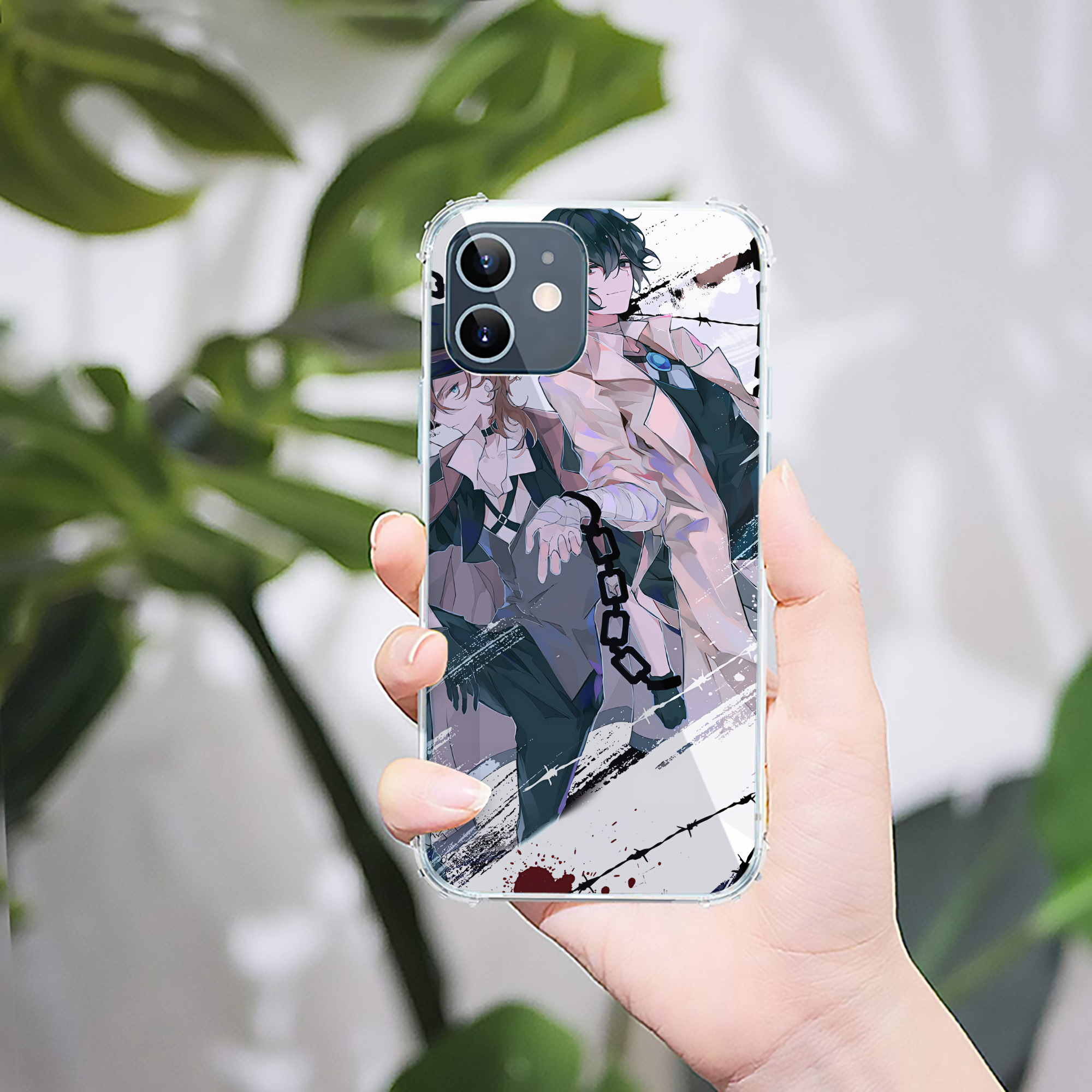 （画像用） 文豪ストレイドッグス Bungo Stray Dogs 【iPhone 12シリーズ対応】透明スマホケース（クリアソフトケース）